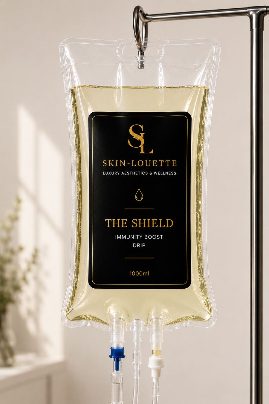 The Shield IV drip bag
