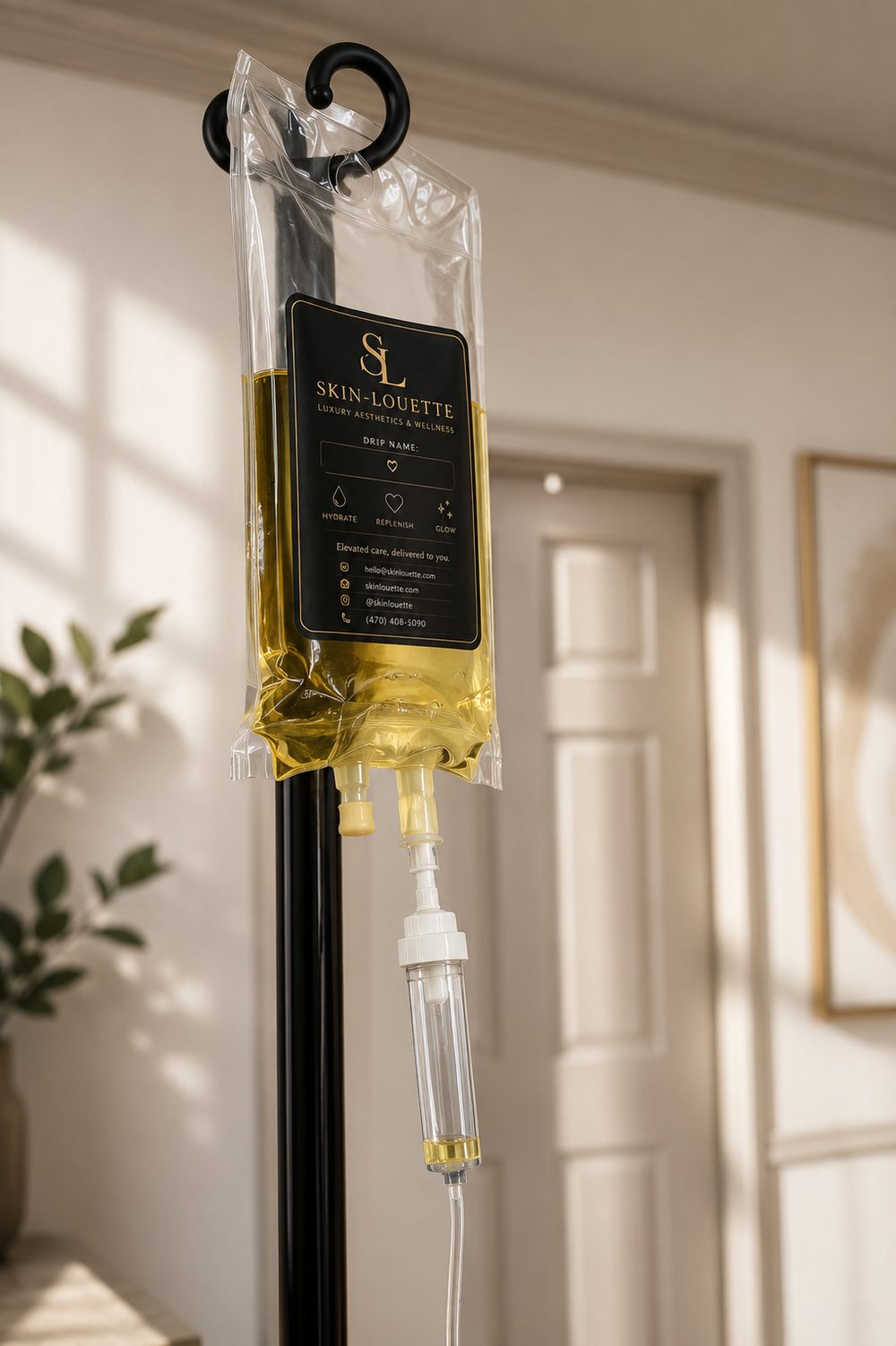 Skin-Louette concierge IV therapy delivered to your home
